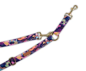 PAS SPACEROWY HANDS FREE PSTROKATA DOBRANOCKA